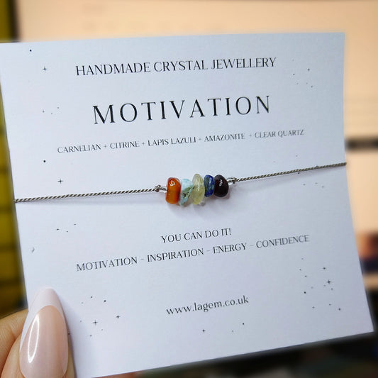 Motivation crystal bracelet gift
