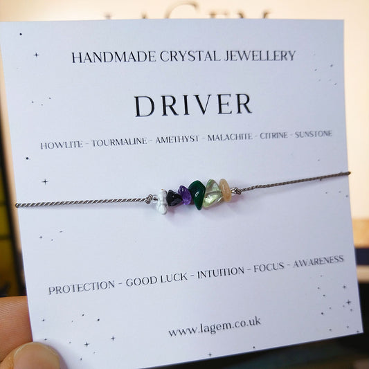 Driver crystal bracelet gift UK