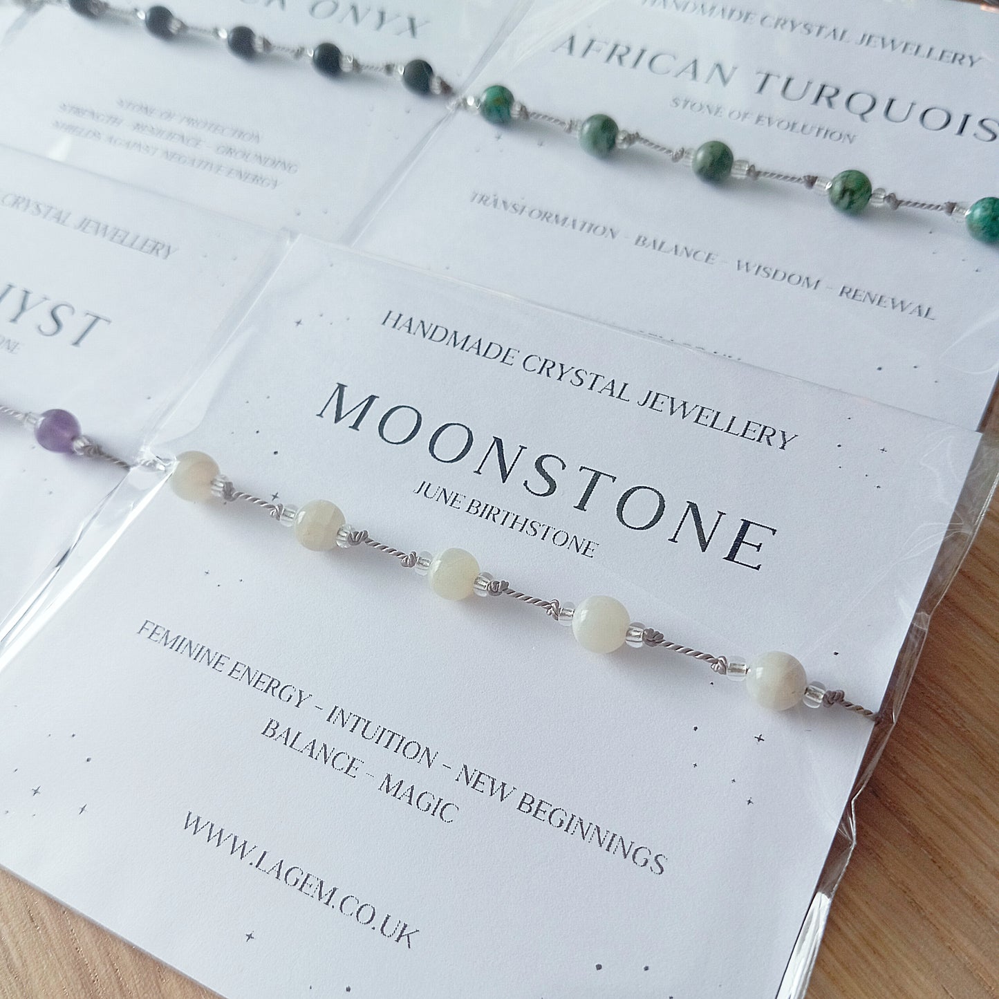 Moonstone Crystal Bracelet UK