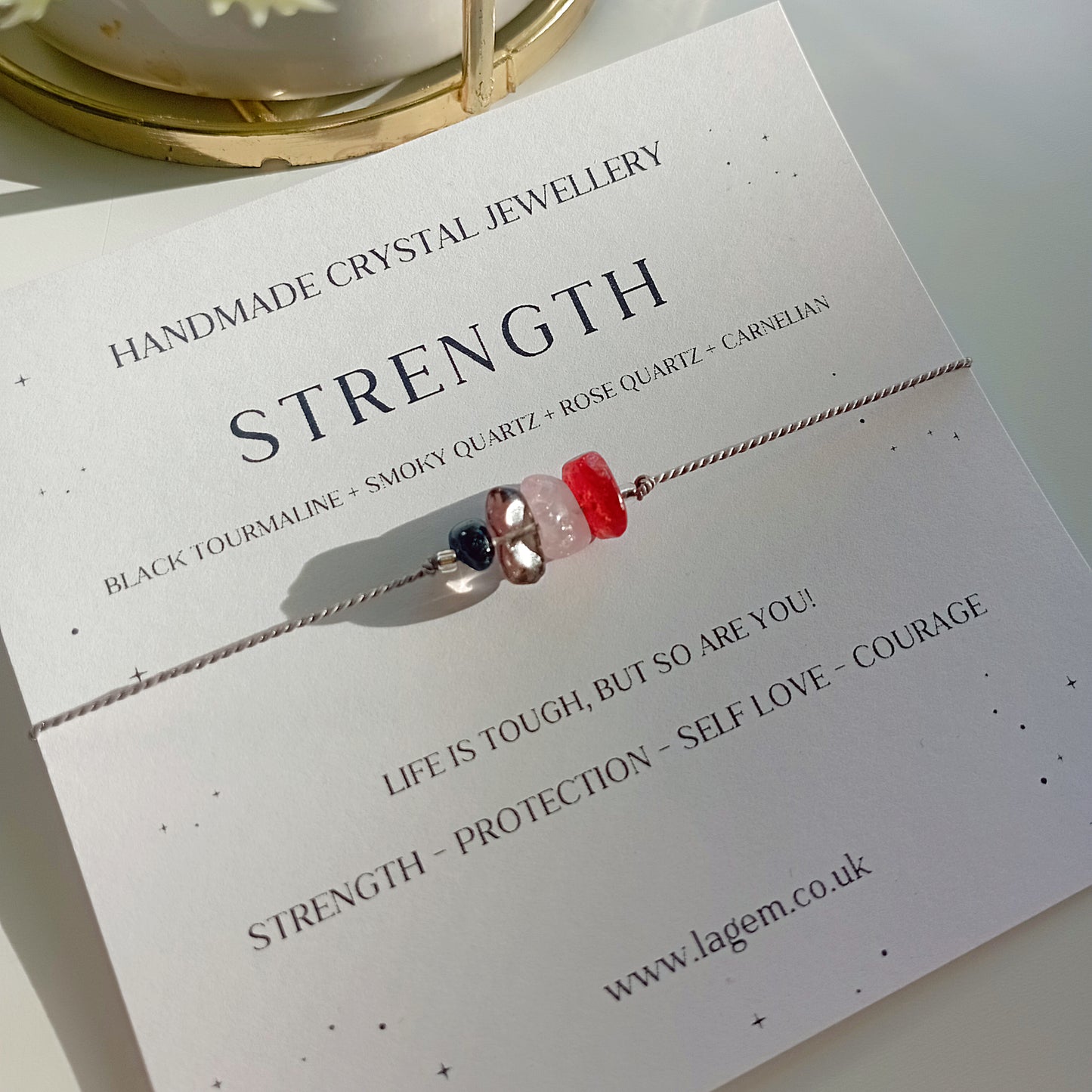 Strength Crystal Bracelet | Thinking of You Gift