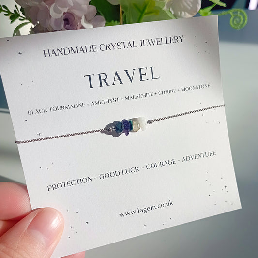 Travel Crystal Bracelet Gift UK