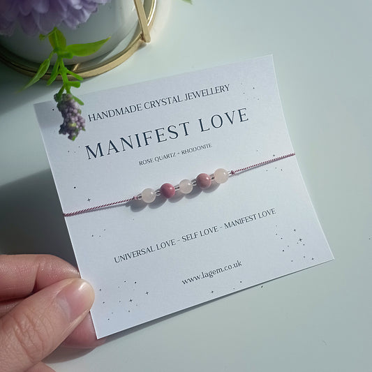 Manifest Love Crystal Bracelet | Love Spell
