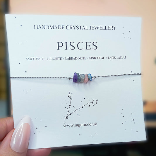 Pisces crystal bracelet UK