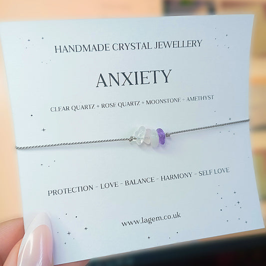 Anxiety crystal bracelet gift Uk