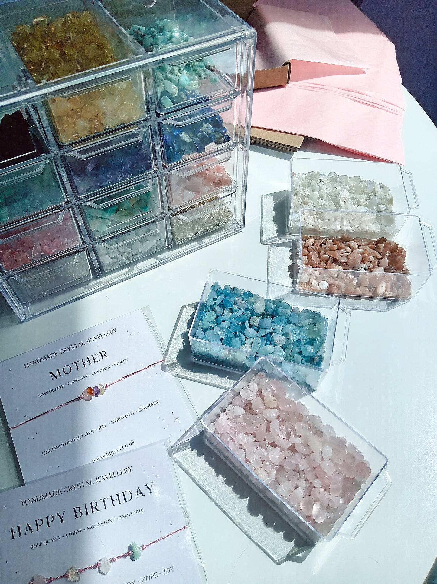 Strength Crystal Bracelet | 4mm Natural Stones