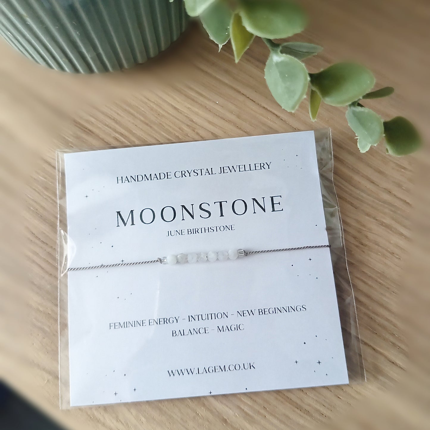 Moonstone Crystal Bracelet UK