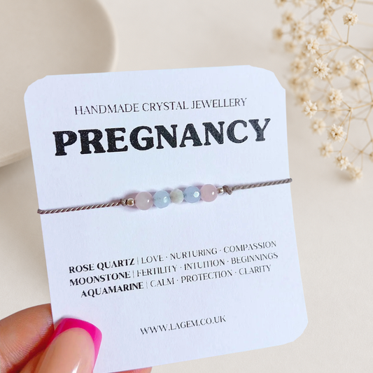 Pregnancy & Fertility Crystal Bracelet – Love, Calm & Emotional Support