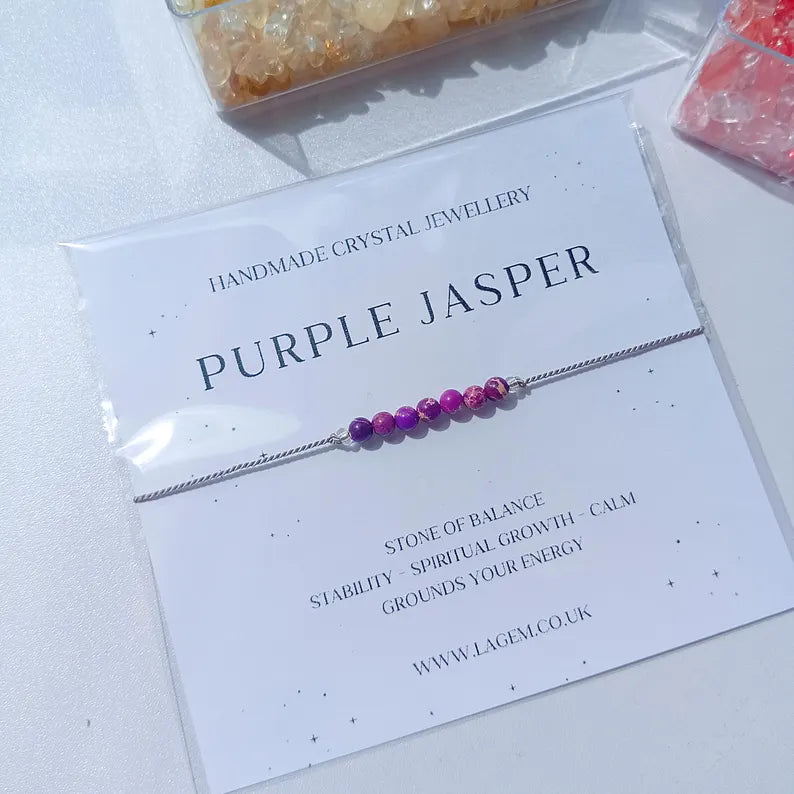 custom crystal bracelet UK