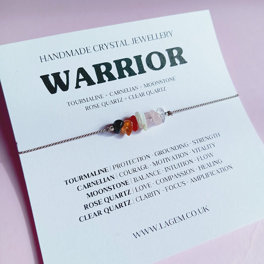 Warrior Crystal Bracelet Gift | Thinking of You Gift |