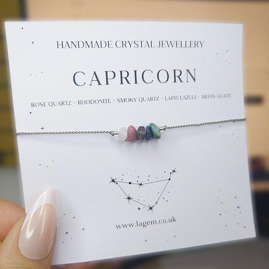 Capricorn crystal bracelet UK