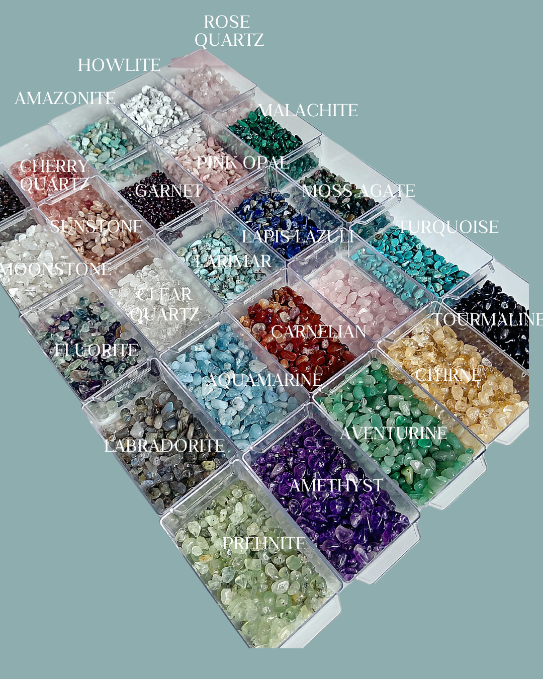 CUSTOM CRYSTAL BRACELET | CHIPS BEADS