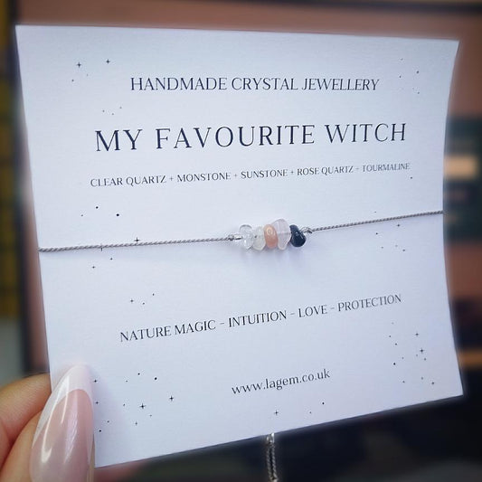 My favourite witch crystal bracelet Ukl