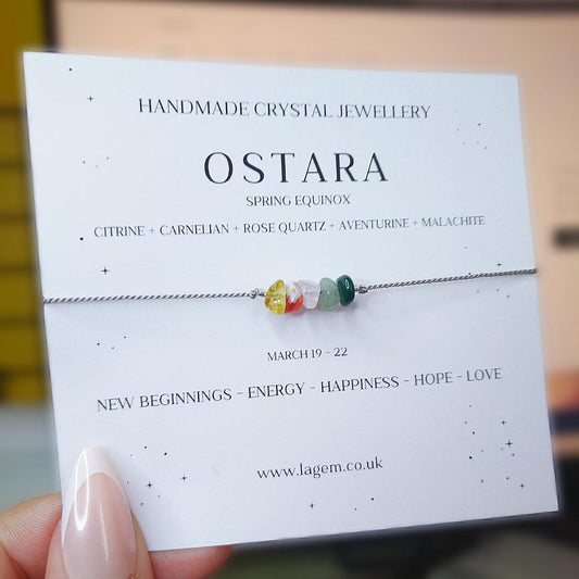 Ostara crystal bracelet UK