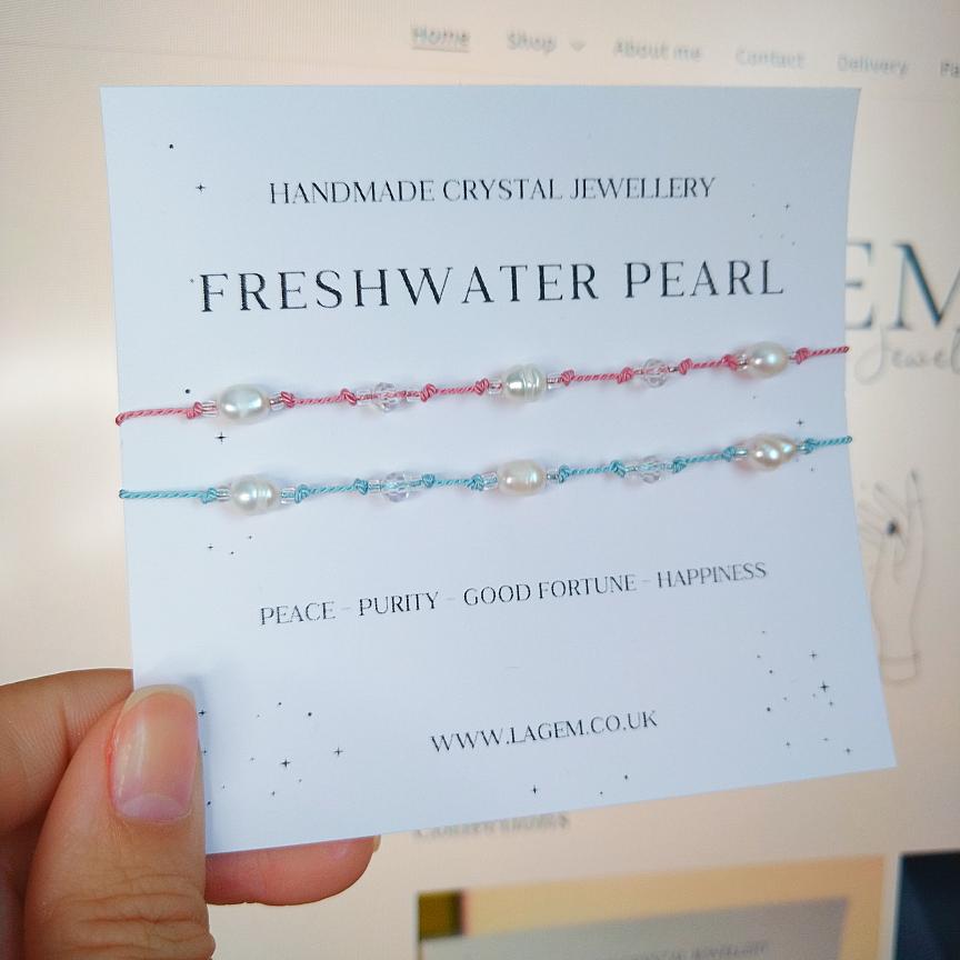 Natural Freshwater Pearls Bracelet | June Birthstone | Bride Gift
