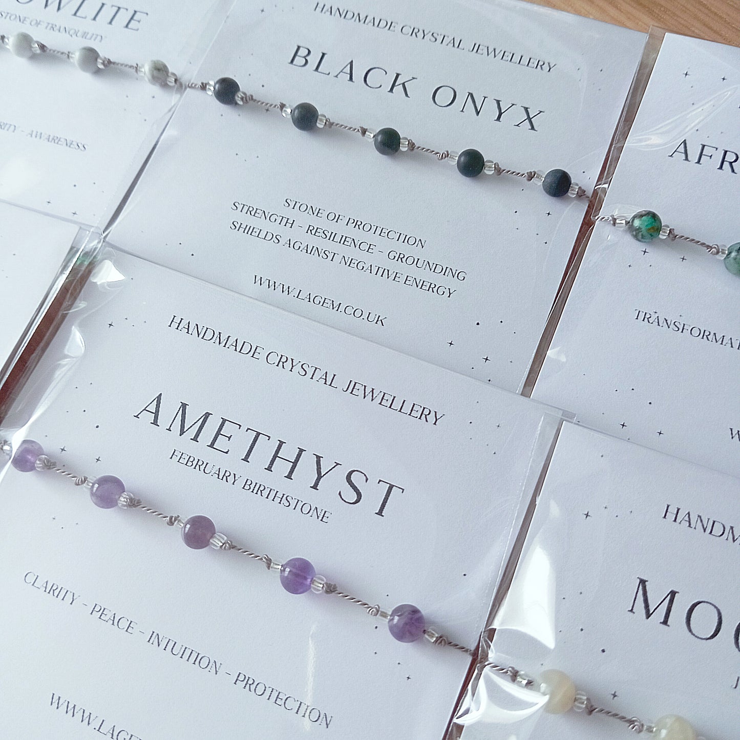 Onyx Crystal Bracelet | Protection Grounding