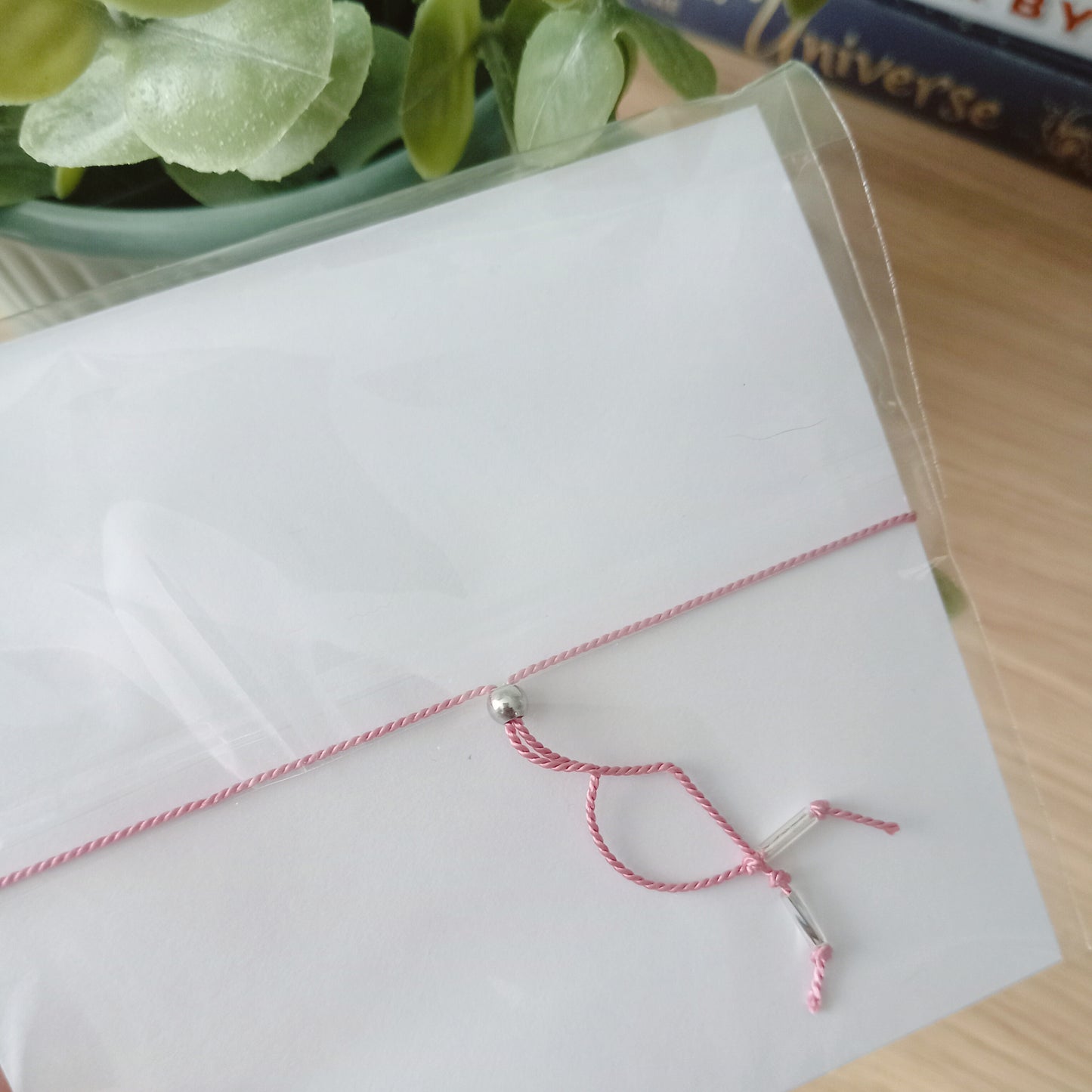 Fertility Pregnancy Crystal Bracelet ♡ Dainty Silk Cord Jewellery UK