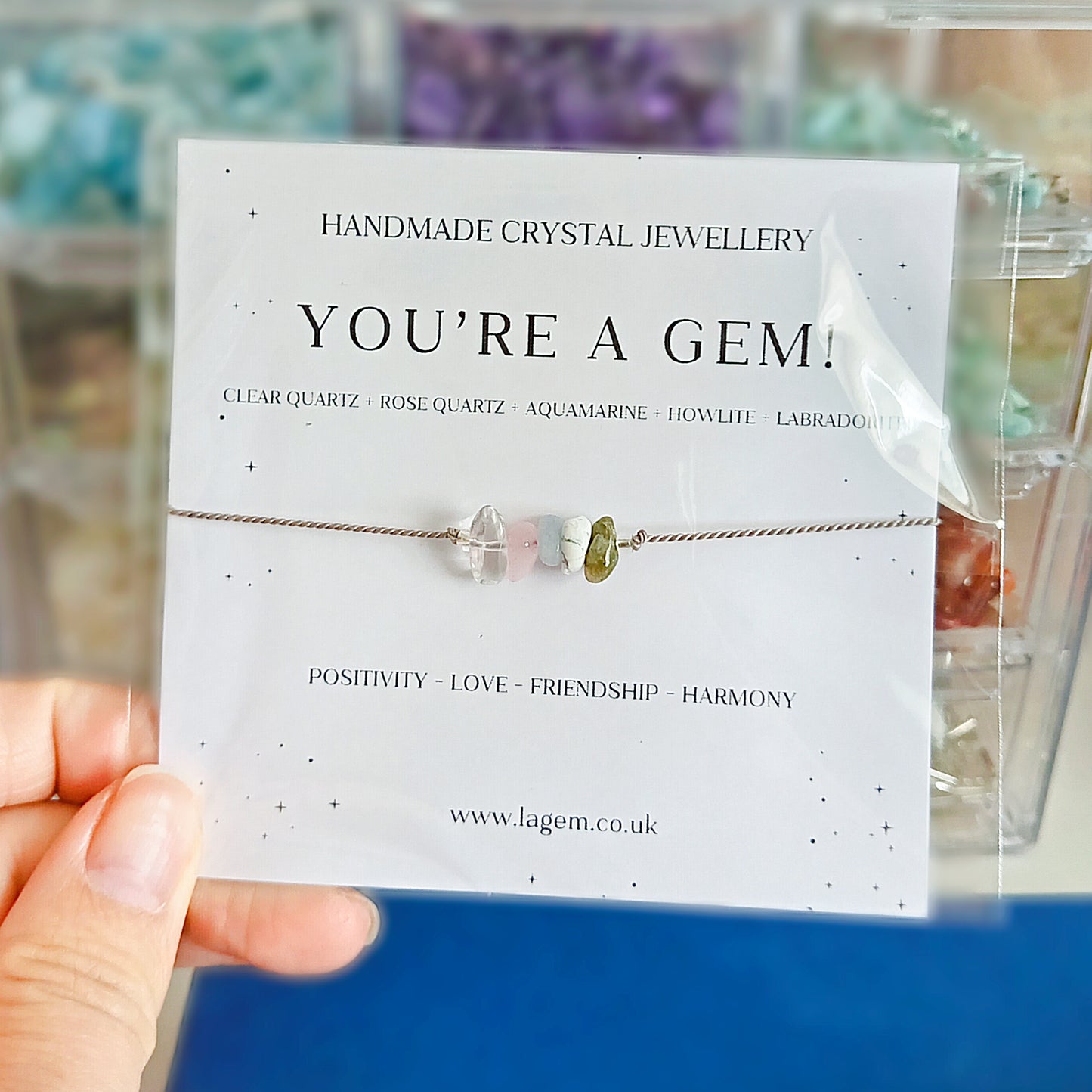 You are a Gem Crystal Bracelet