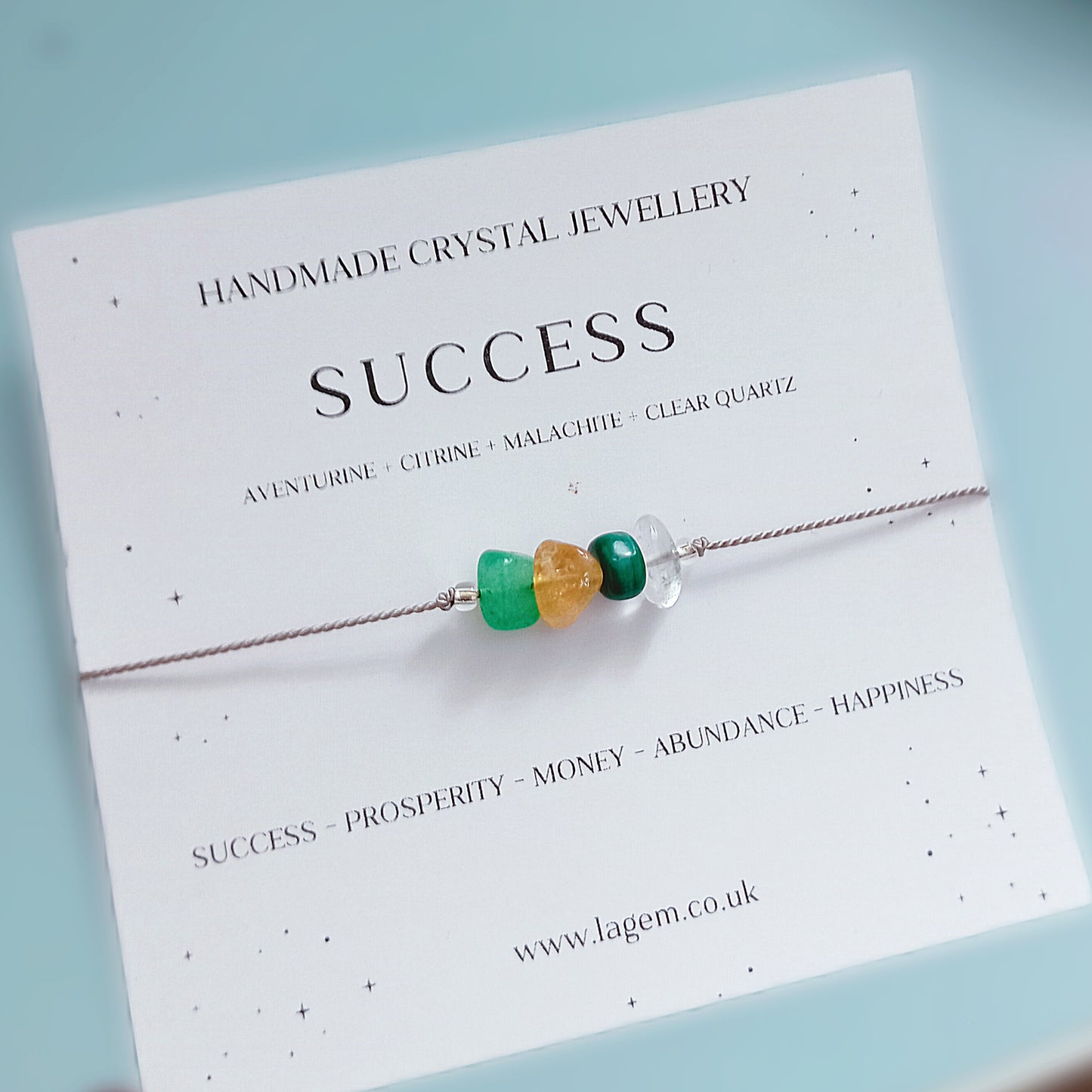 Success and Prosperity Bracelet | Dainty Silk Cord Jewellery