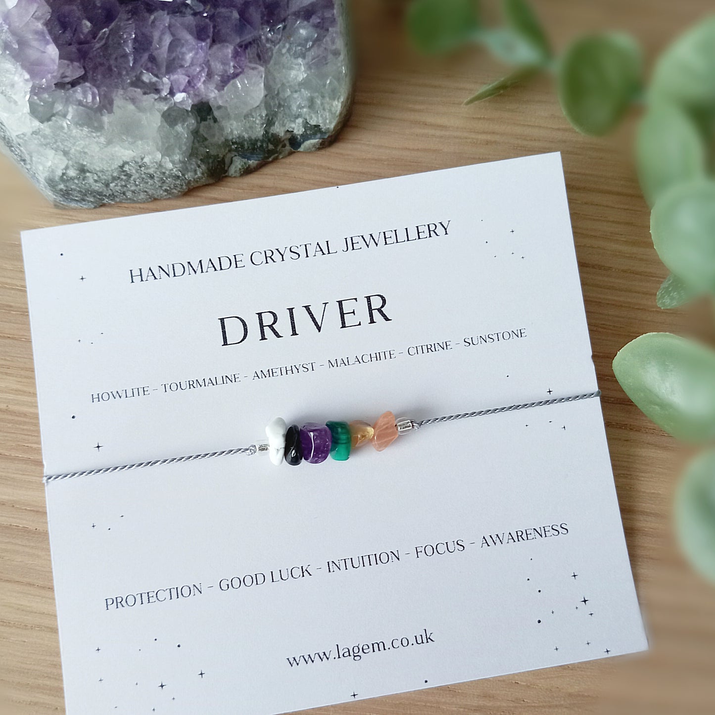 Driver Crystal Bracelet