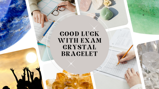  Good Luck with Your Exams Crystal Bracelet: Your Essential Study Companion