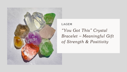 “You Got This” Crystal Bracelet – Meaningful Gift of Strength & Positivity