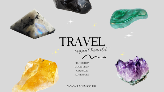 travel crystal bracelet UK