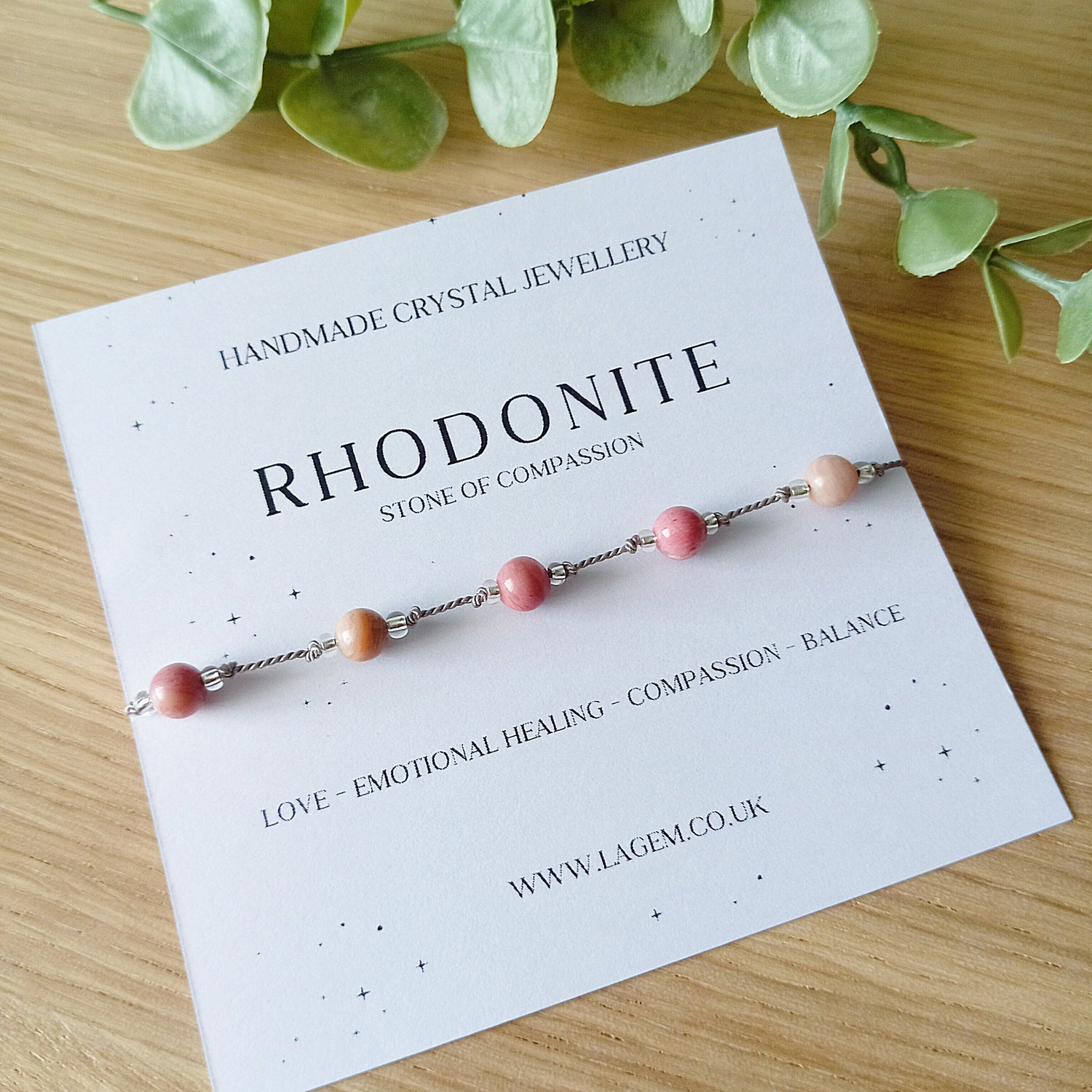 KNOTTED CRYSTAL BRACELETS