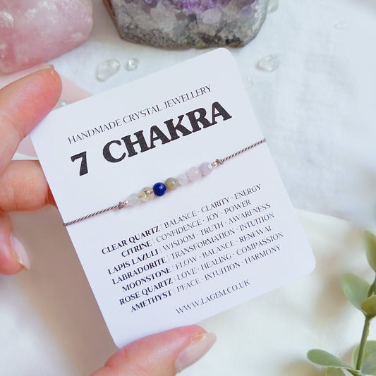 7 Chakra Crystal Bracelet UK – Balance, Alignment & Positive Energy