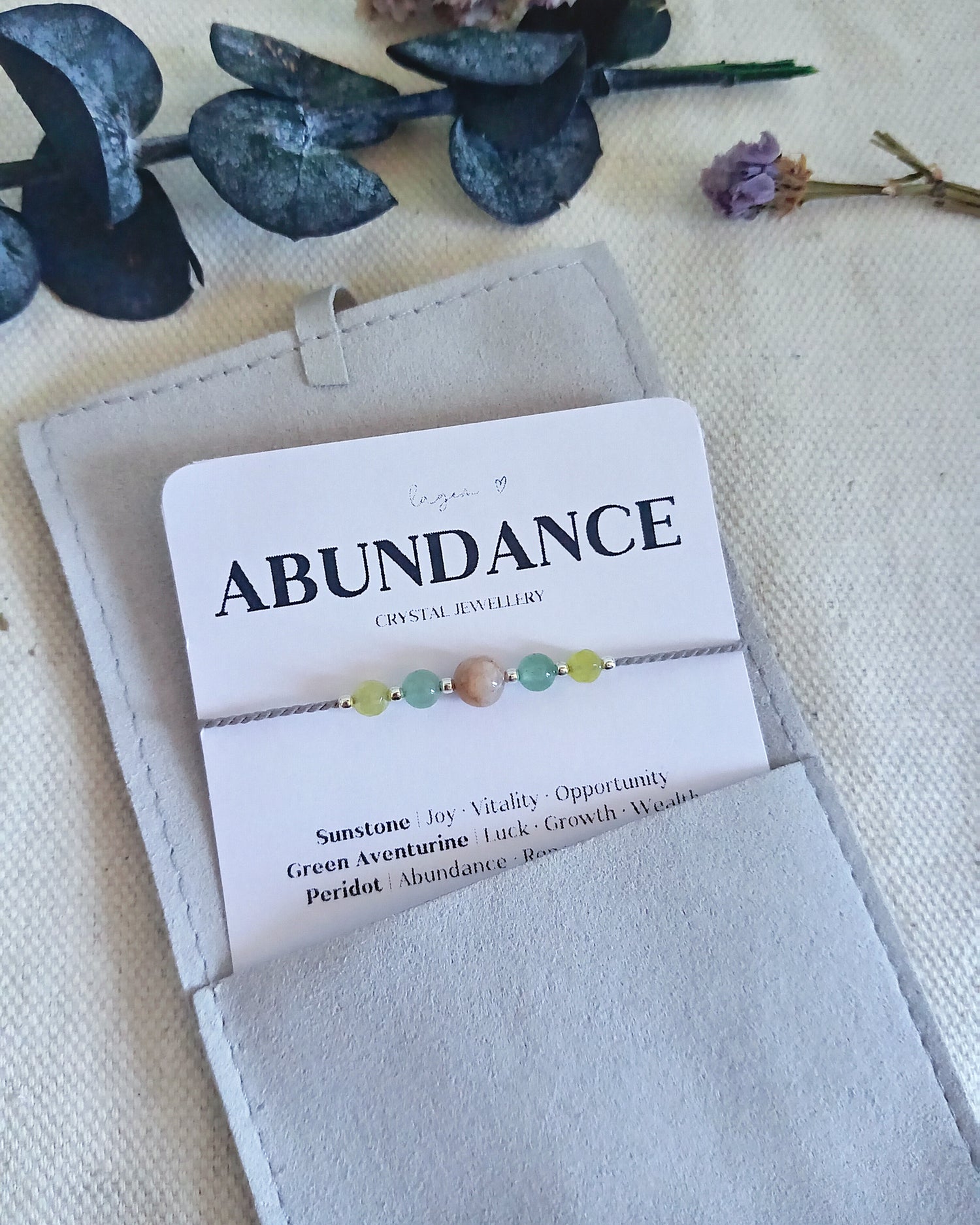 Abundance Crystal Bracelet | Success Wealth Bracelet, Prosperity