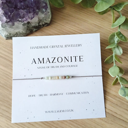 Amazonite Crystal Bracelet UK