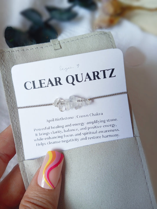 Custom Chips Crystal Bracelet | Dainty Raw Gemstone Jewellery