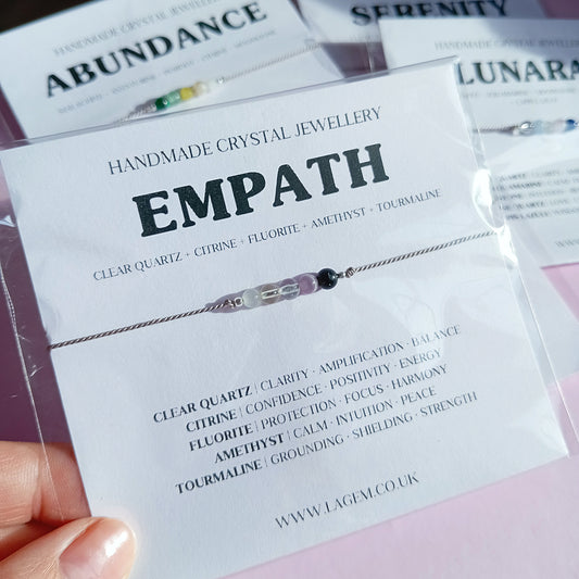 Empath protection crystal bracelet UK
