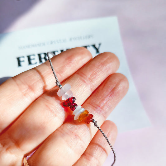 Fertility Crystal Bracelet | IVF ICSI TTC Support gift jewellery 