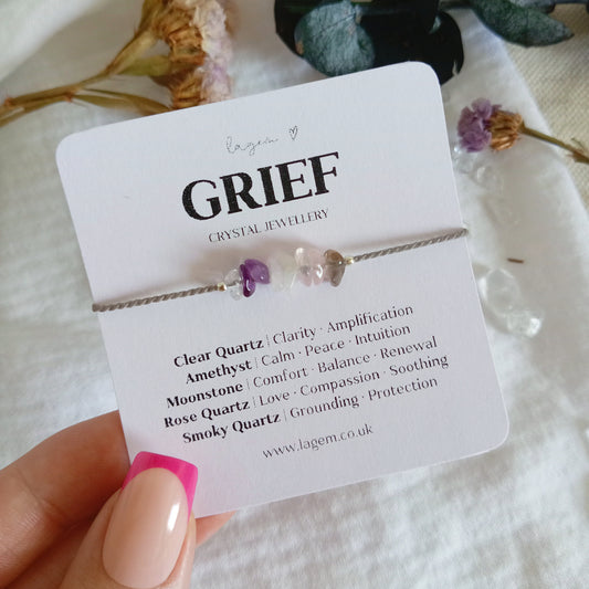 Grief & Loss Crystal Bracelet UK – Healing & Sympathy Jewellery