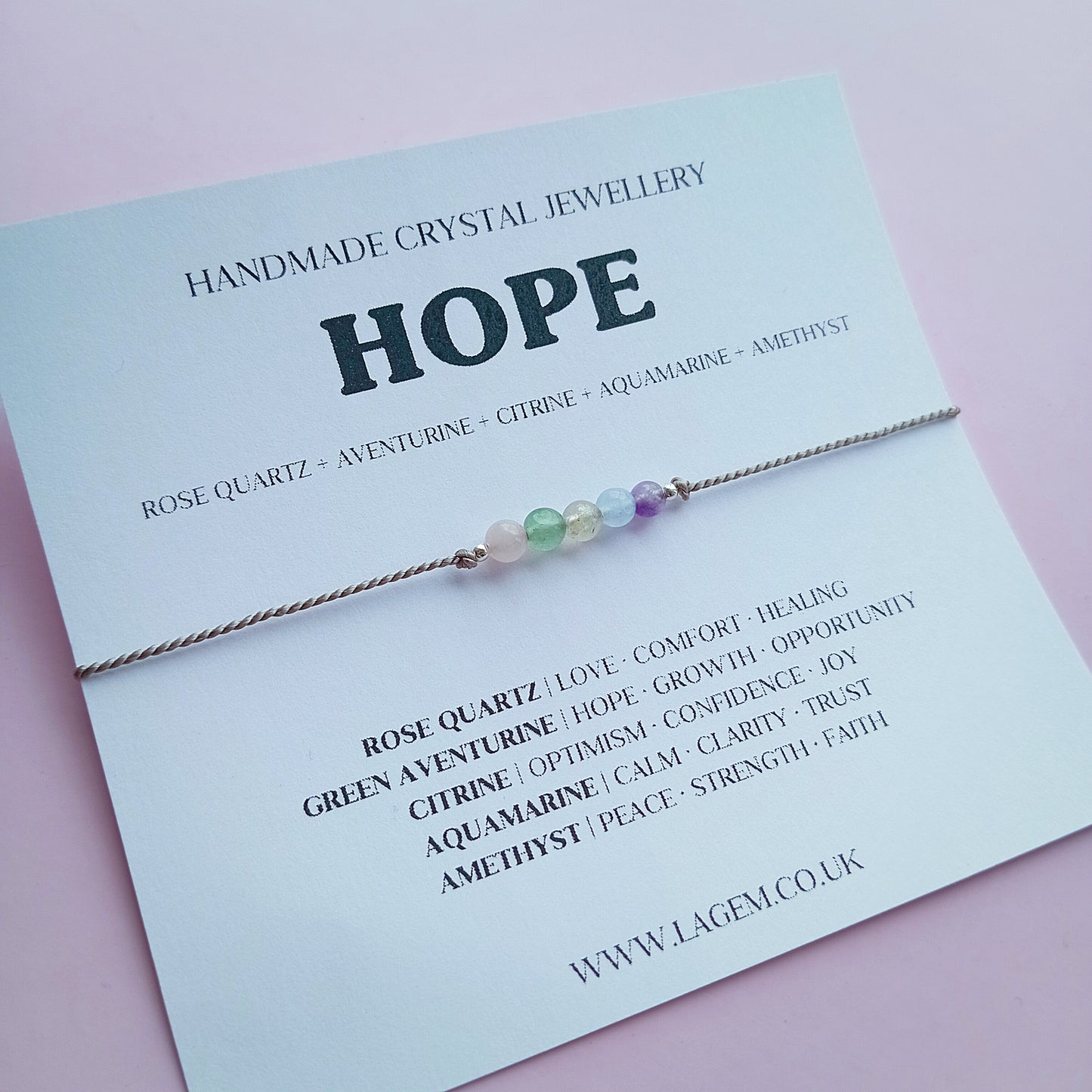 Hope Crystal Bracelet 