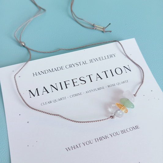 Minimalist silk cord necklace