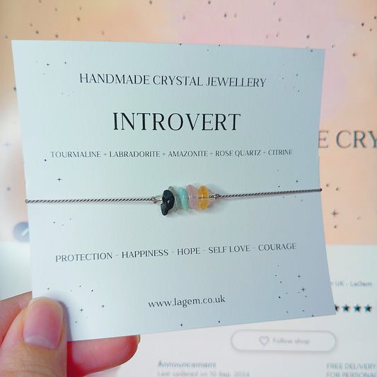 Introvert Crystal Bracelet UK