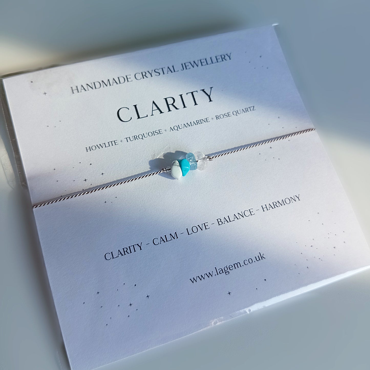 Clarity Crystal Bracelet | Balance and Serenity