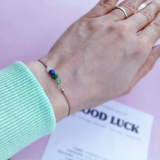 Anahata Heart Chakra Crystal Bracelet