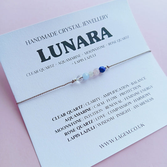 Moon magic crystal bracelet , feminine energy