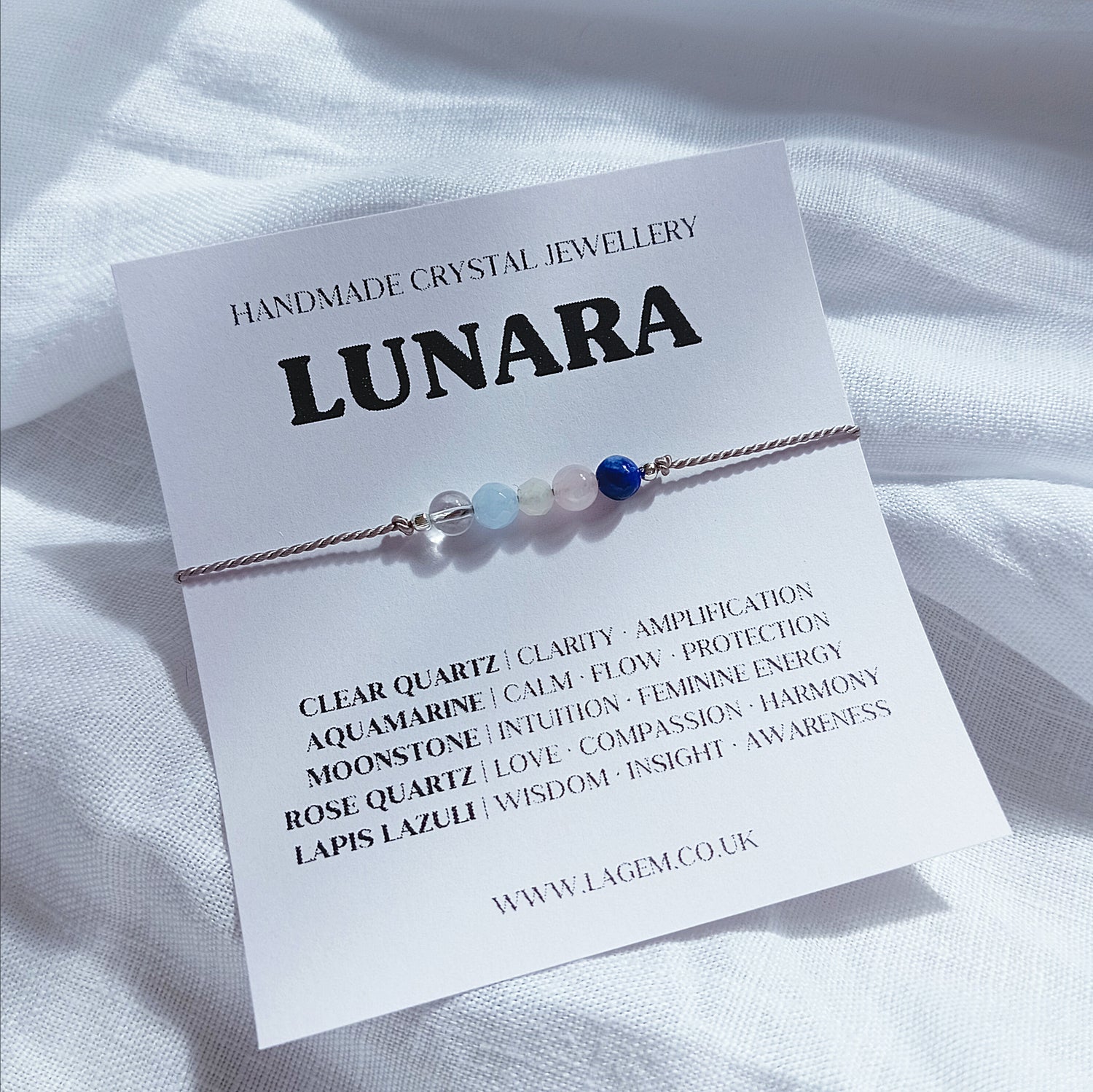 Lunara Moon Magic Crystal Bracelet, witchy gift
