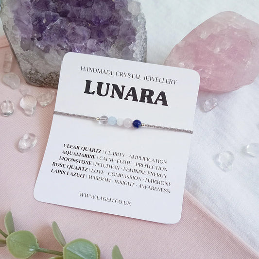 Lunara Moon Magic Crystal Bracelet UK – Feminine Energy & Moonstone Jewellery