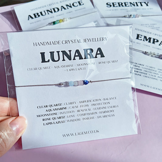 Moon magic crystal bracelet Lunara