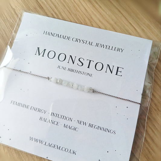 Moonstone Crystal Bracelet 