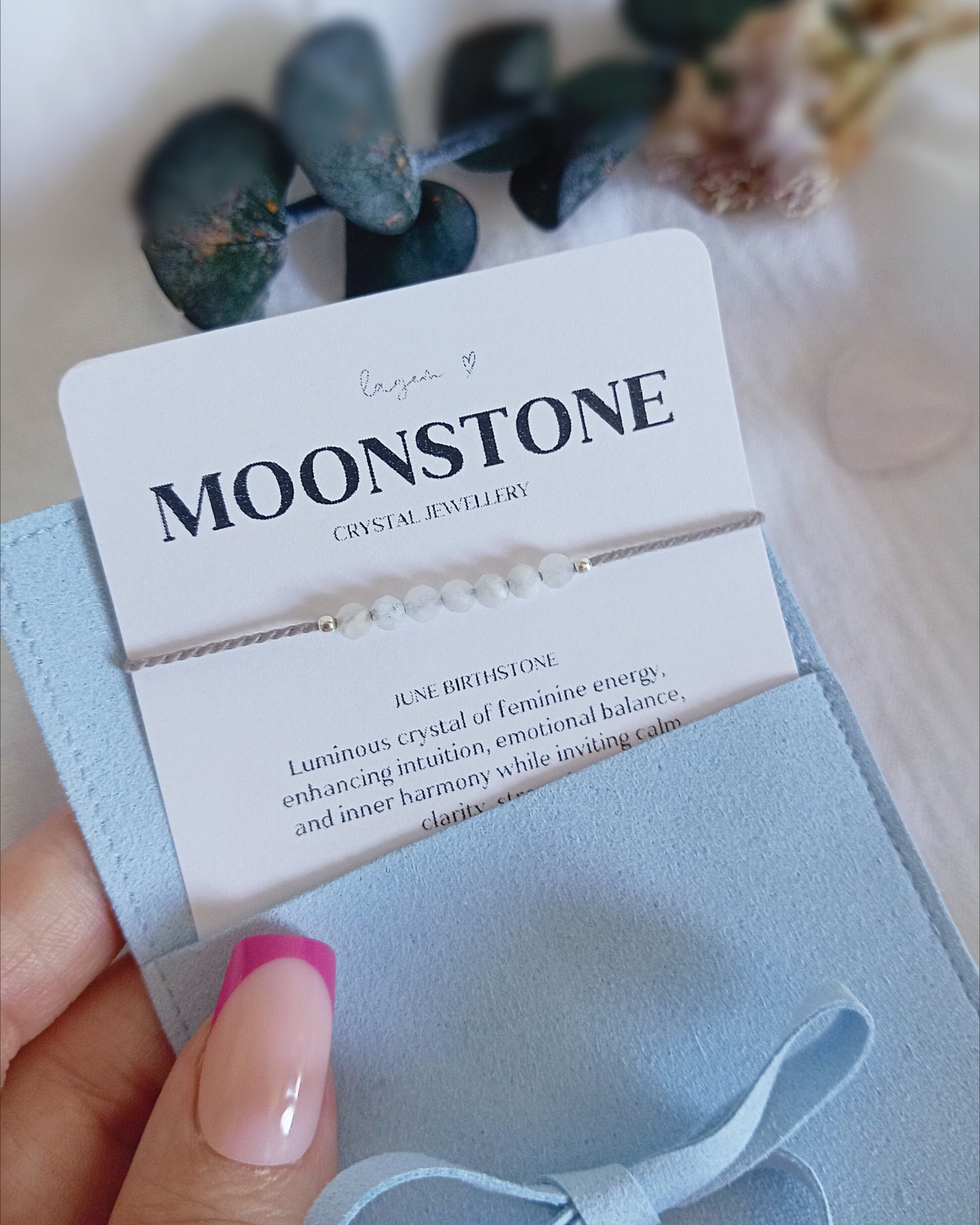 Moonstone Bracelet | Minimalist Wedding Bracelet for Bride or Bridesmaid