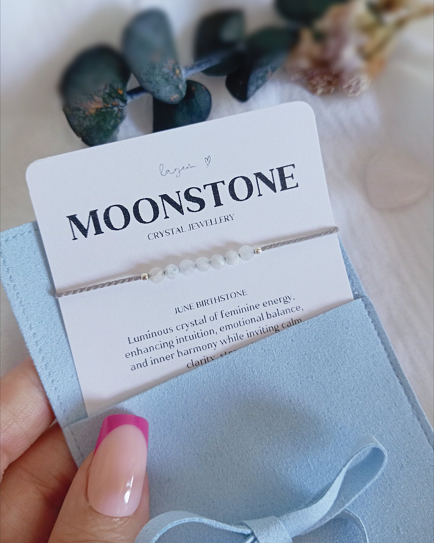Moonstone Bracelet | Minimalist Wedding Bracelet for Bride or Bridesmaid