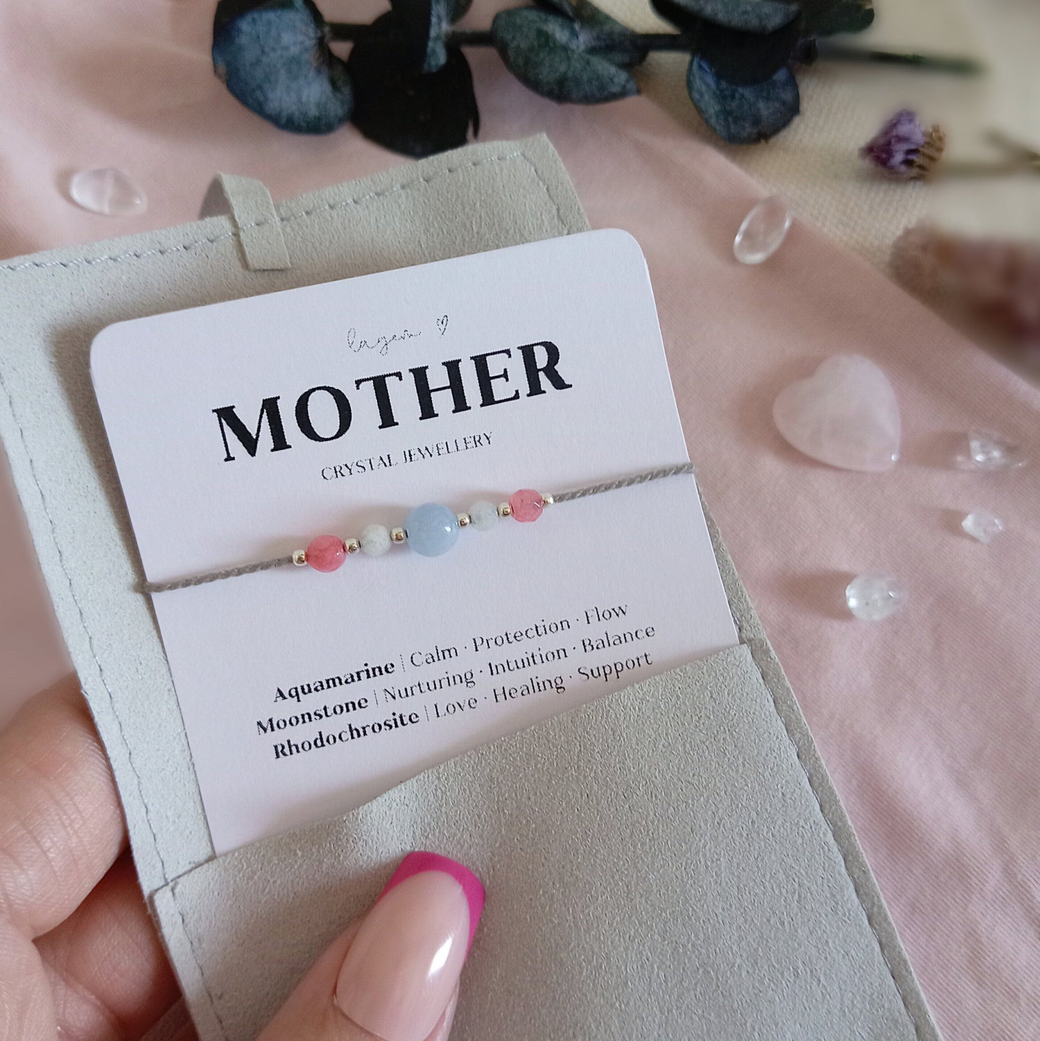 Mother Crystal Bracelet, Mom to Be Gift | Mother's day gift Jewellery