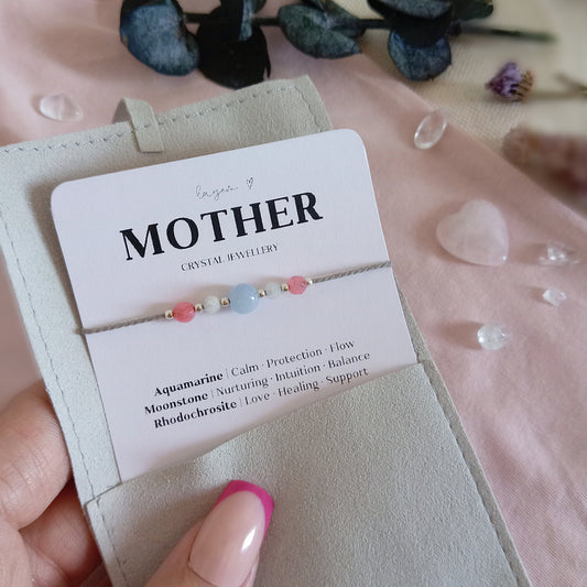 Mother Crystal Bracelet, Mom to Be Gift | Mother's day gift Jewellery
