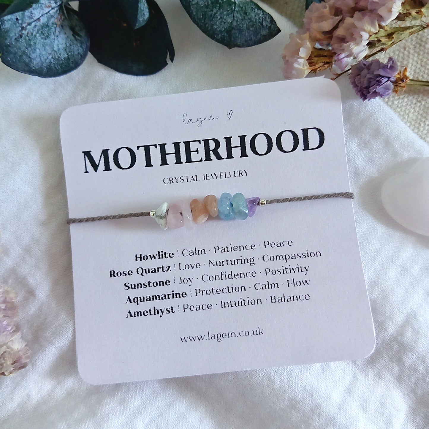 Motherhood Crystal Bracelet, Mother's day gift, Mom to Be Gift Minimalist Jewellery