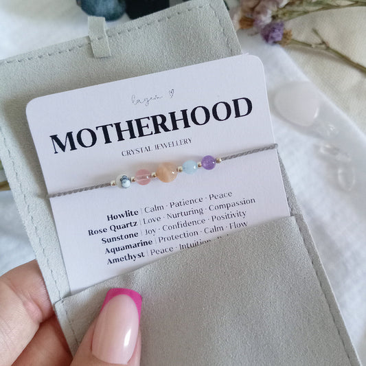 Mum to Be Crystal Bracelet – Mother’s Day Gift, Pregnancy Jewellery, New Mother Gift Idea for Her
minimalist silk cord jewellery UK